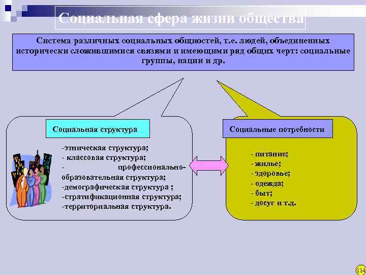 Социальная структура общества социальные общности