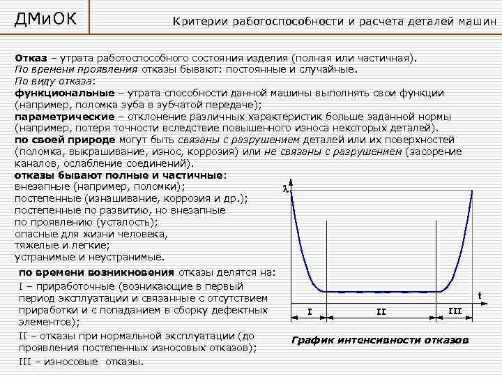 Состояния изделия. Виды расчетов деталей машин. Критерии работоспособности и изнашивание деталей машин. Критерии расчета деталей машин. Критерии работоспособности и расчета деталей машин.