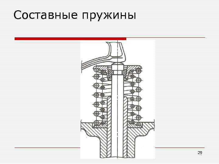 Составные пружины     29 