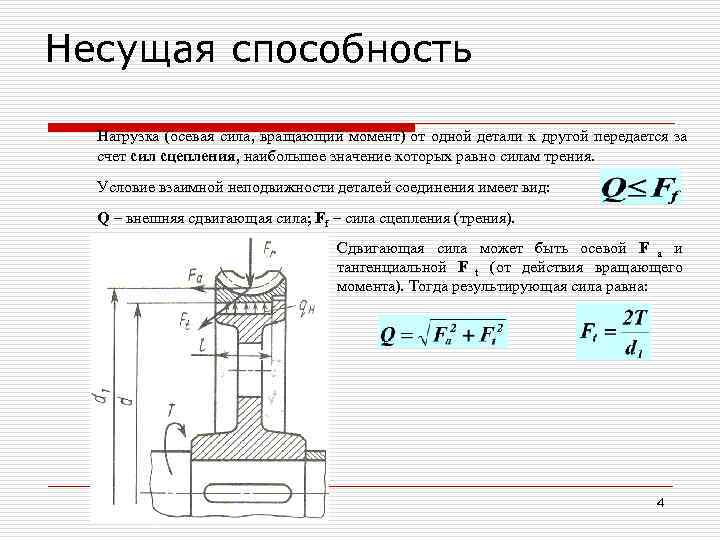 Сила детали