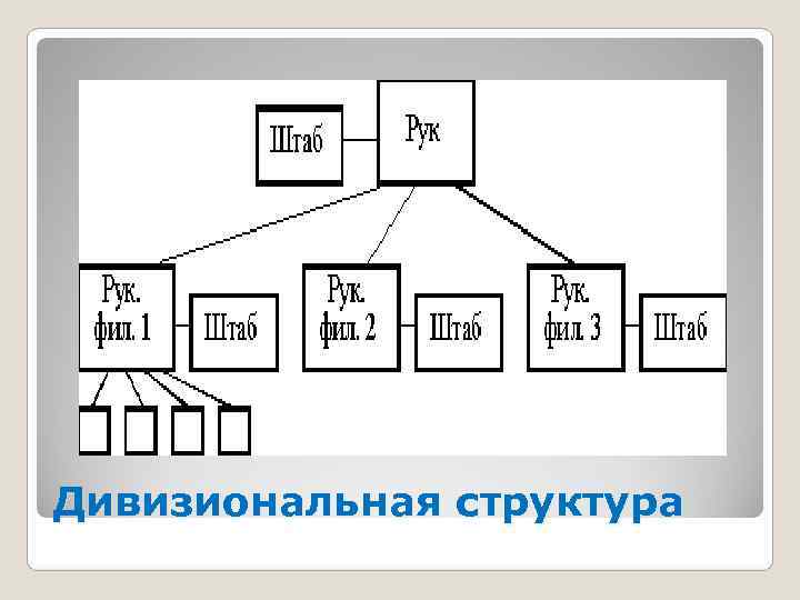 Дивизиональная структура 