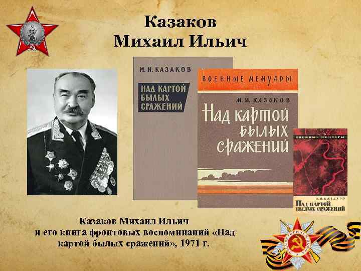    Казаков   Михаил Ильич    Казаков Михаил Ильич