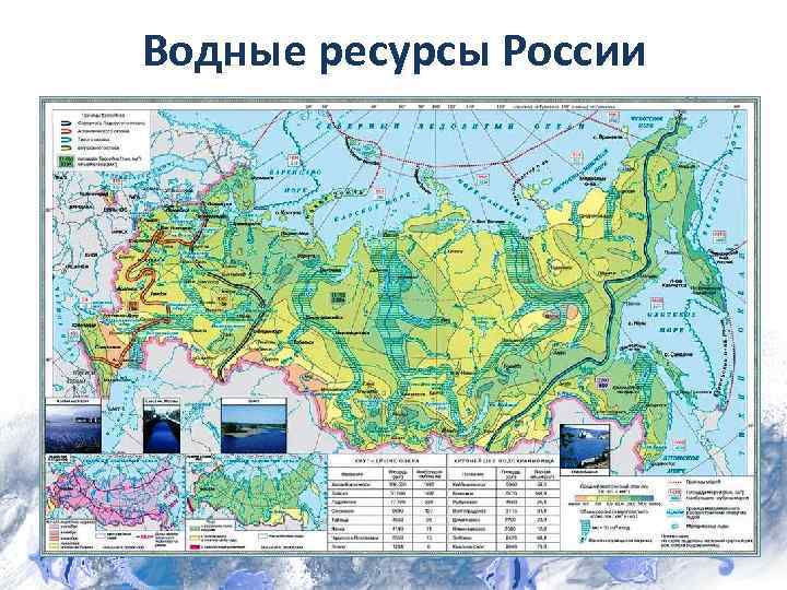 Водные ресурсы России 