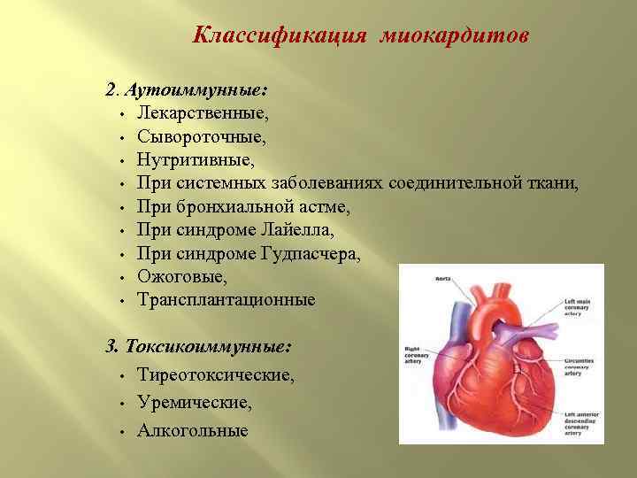 Воспалительные заболевания сердца презентация