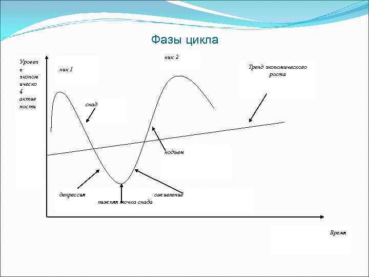      Фазы цикла     пик 2 Уровен
