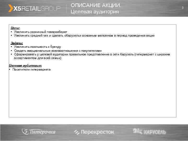        ОПИСАНИЕ АКЦИИ.     3