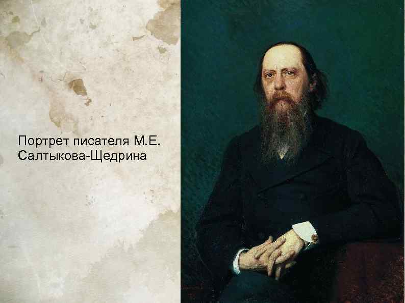 Портрет писателя М. Е. Салтыкова-Щедрина 