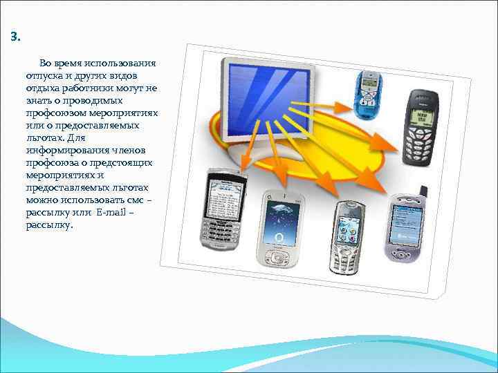 3.   Во время использования отпуска и других видов отдыха работники могут не