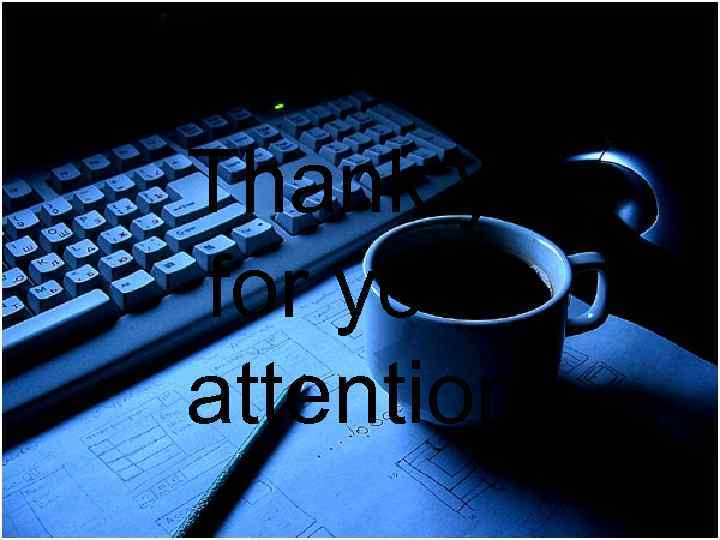 Thank you for your attention 
