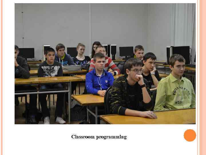 Classroom programming 