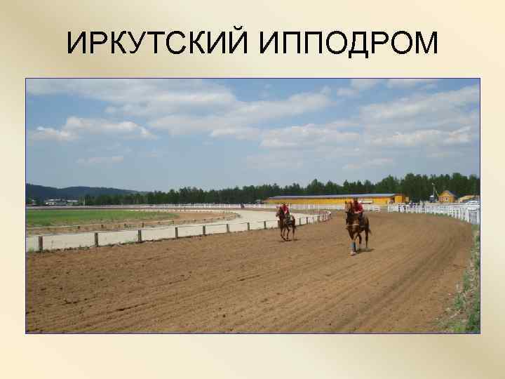 ИРКУТСКИЙ ИППОДРОМ 
