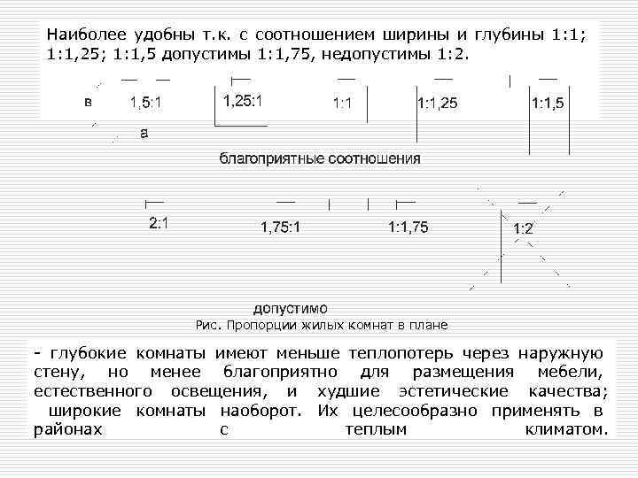 Наиболее удобны т. к. с соотношением ширины и глубины 1: 1; 1: 1, 25;