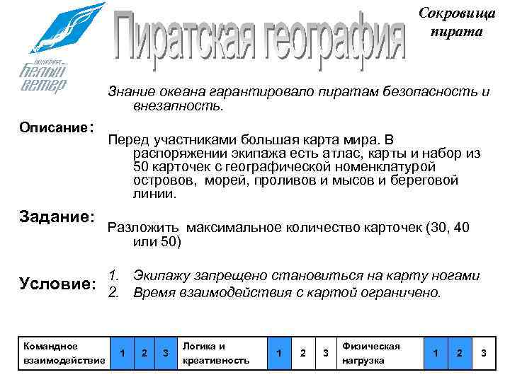        Сокровища      пирата