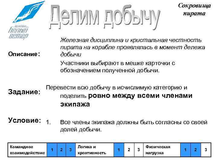        Сокровища      пирата