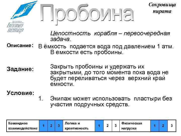        Сокровища      пирата