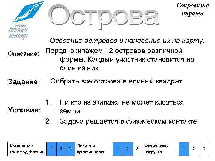        Сокровища      пирата