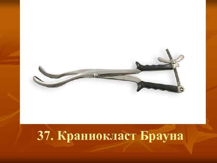 37. Краниокласт Брауна 