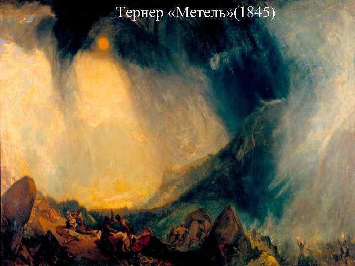 Тернер «Метель» (1845) Тернер «Метель» (1845)
