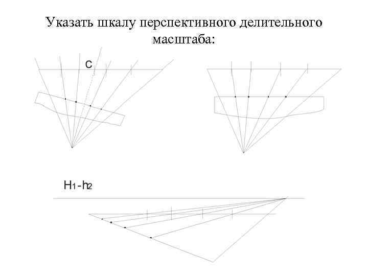 Указать шкалу перспективного делительного масштаба: Указать шкалу перспективного делительного масштаба:
