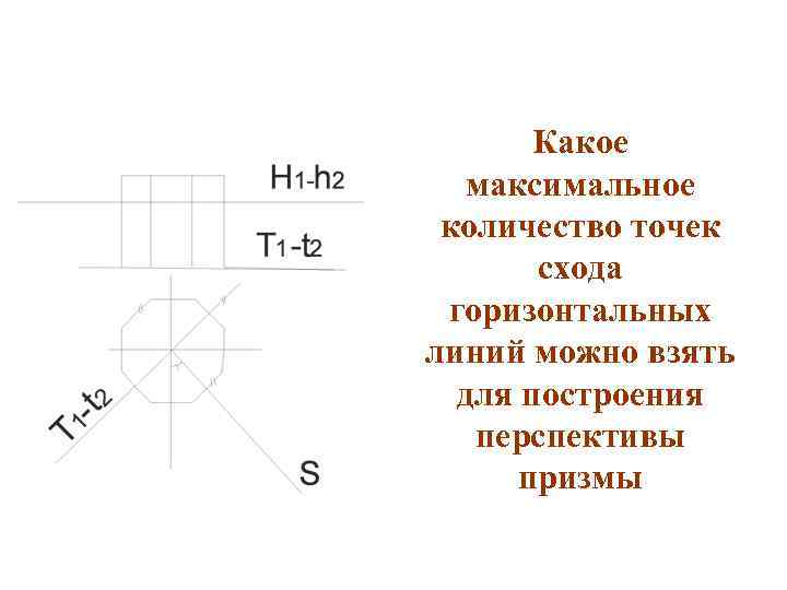   Какое  максимальное количество точек  схода горизонтальных линий можно взять 