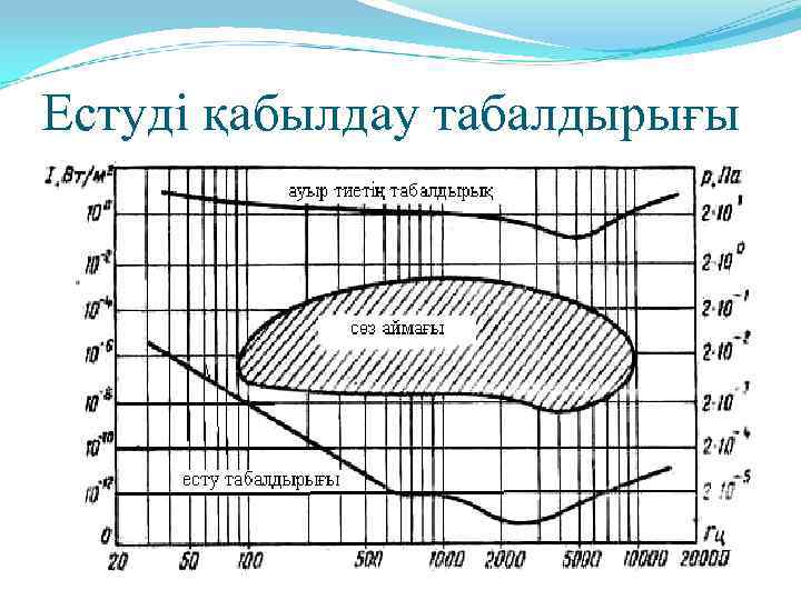 Естуді қабылдау табалдырығы 