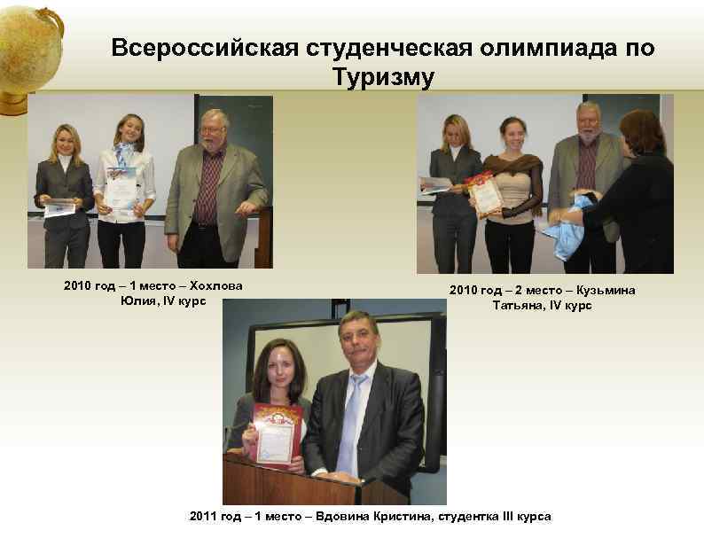 Всероссийская студенческая олимпиада по Туризму 2010 год – 1 Всероссийская студенческая олимпиада по Туризму 2010 год – 1