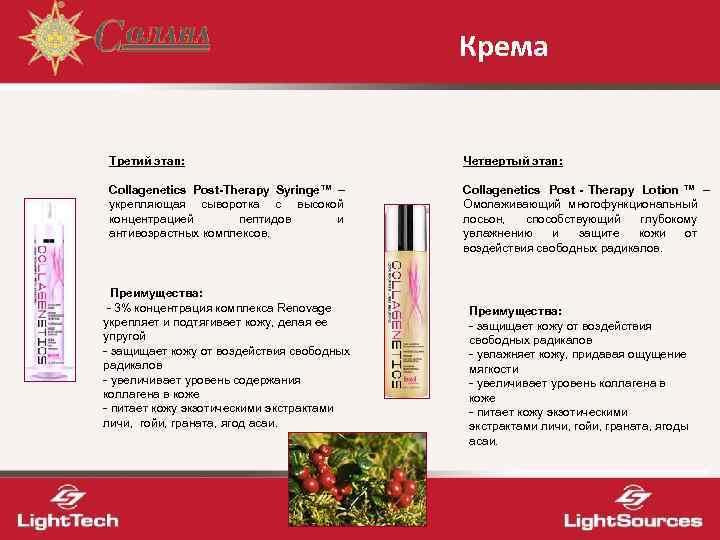     Крема  Третий этап:      Четвертый