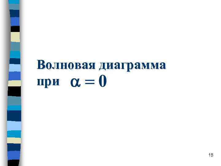 Волновая диаграмма при 15 Волновая диаграмма при 15