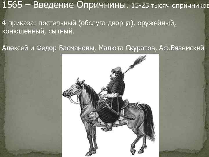 Введение опричнины. Опричники Ивана Грозного имена. Главный Опричник Ивана Грозного. Опричники Ивана 4 имена. Опричнина Ивана Грозного имена опричников.