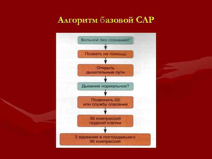 Алгоритм базовой СЛР 