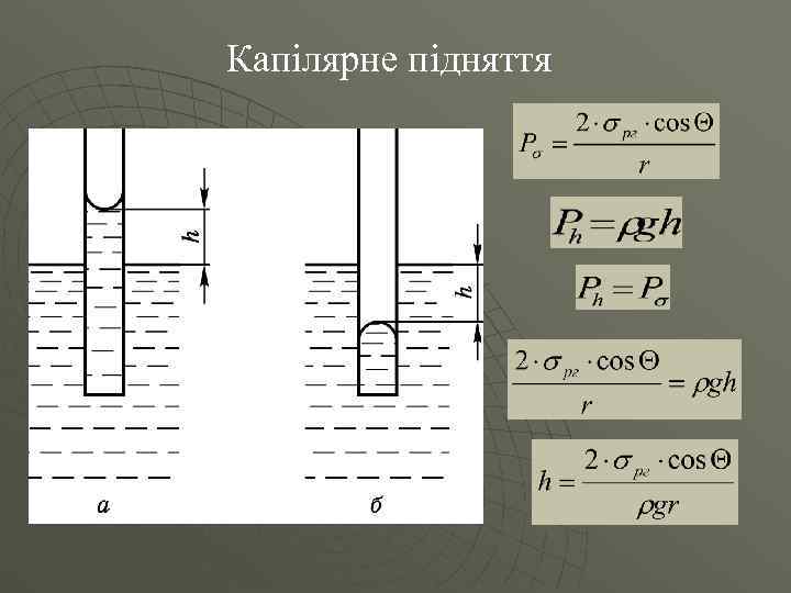 Капілярне підняття 