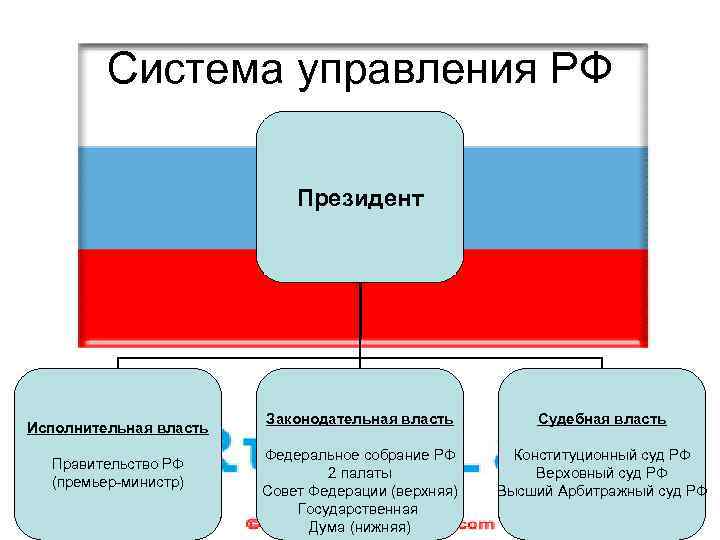    Система управления РФ     Президент   