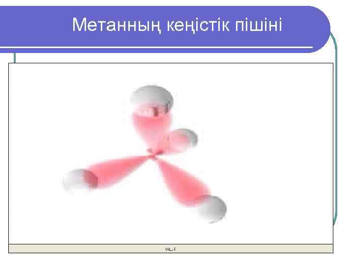 Метанның кеңістік пішіні 