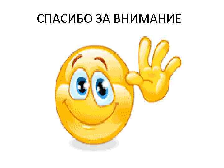 СПАСИБО ЗА ВНИМАНИЕ 