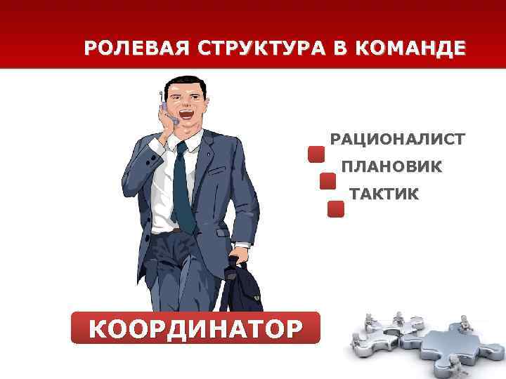 РОЛЕВАЯ СТРУКТУРА В КОМАНДЕ     РАЦИОНАЛИСТ    ПЛАНОВИК 
