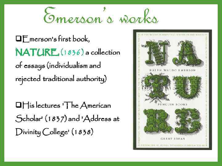 Emerson’s works 