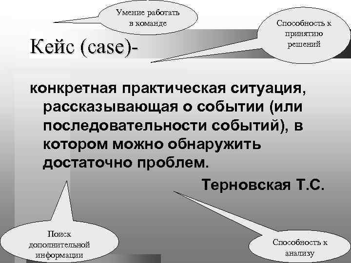    Умение работать    в команде  Способность к 