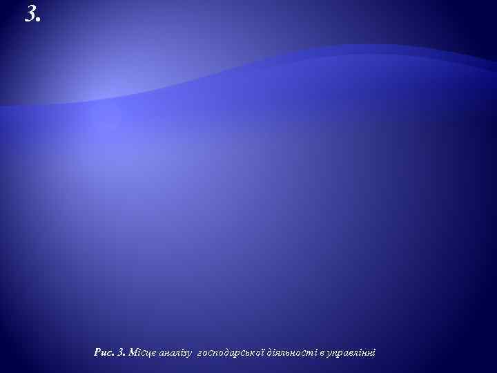 3.  Рис. 3. Місце аналізу господарської діяльності в управлінні 