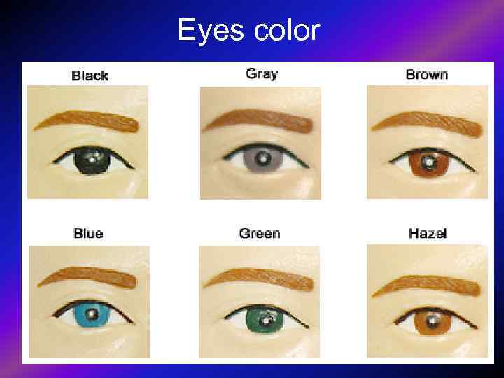 Eyes color 