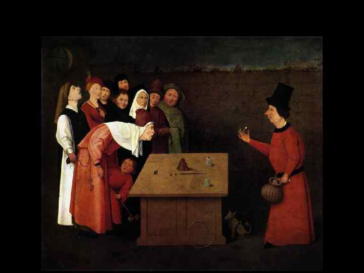 Иероним Босх Фокусник (Муниципальный музей, Сен Жермен ан Ле). 