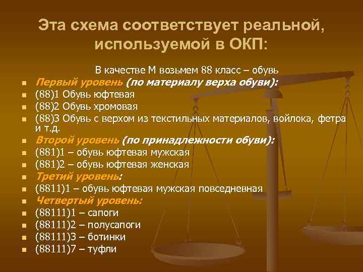   Эта схема соответствует реальной,   используемой в ОКП:   В