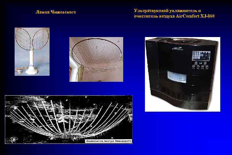 Лампа Чижевского  Ультразвуковой увлажнитель и     очиститель воздуха Air. Comfort