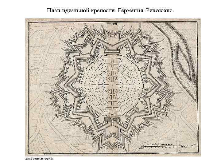 План идеальной крепости. Германия. Ренессанс. 