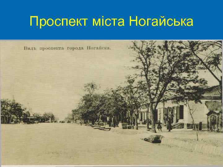 Проспект міста Ногайська 