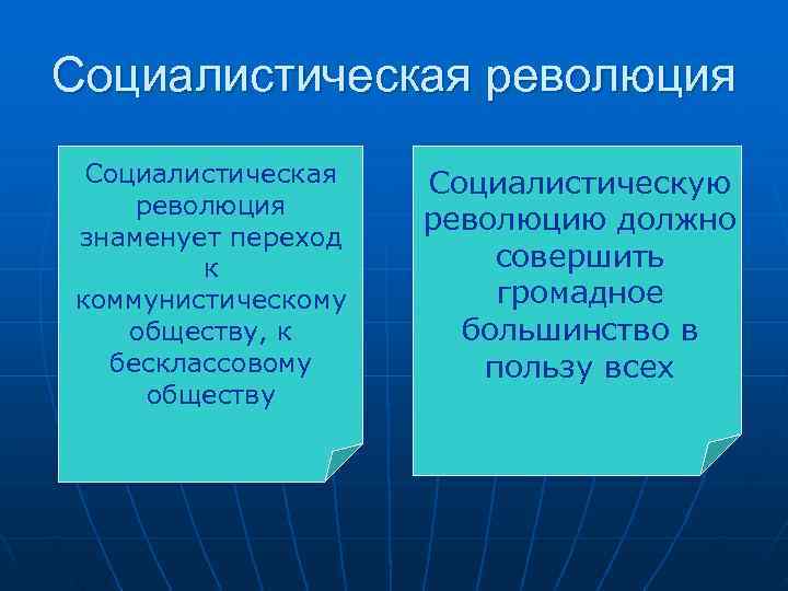 Социалистическая революция Социалистическая  Социалистическую революция     революцию должно знаменует переход