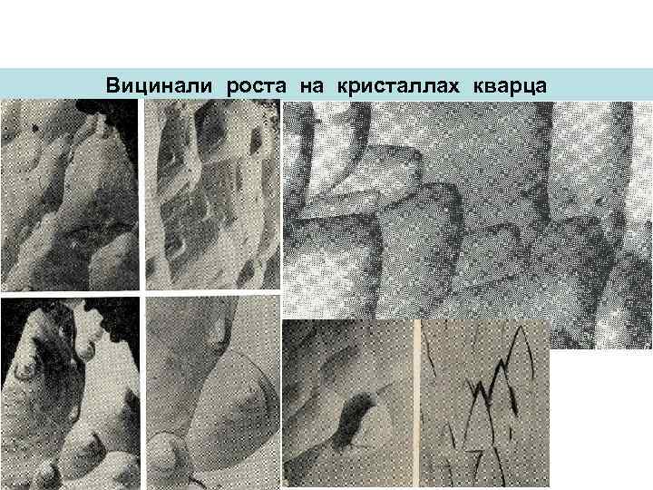 Вицинали роста на кристаллах кварца 