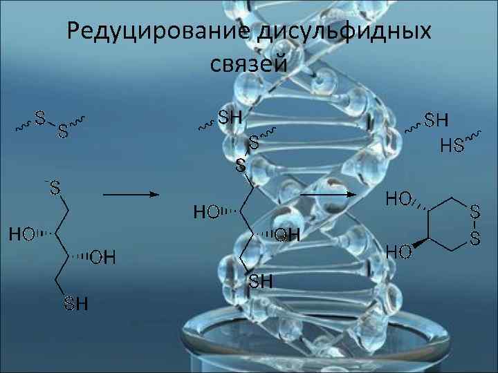 Редуцирование дисульфидных  связей 