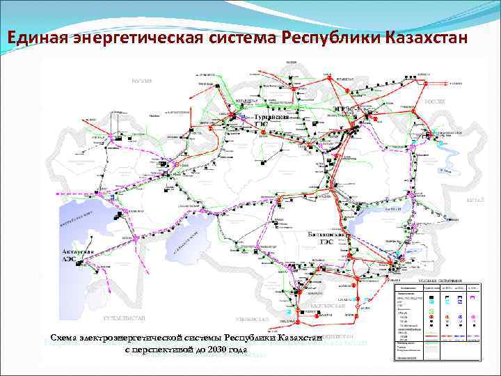 Энергосистема украины схема