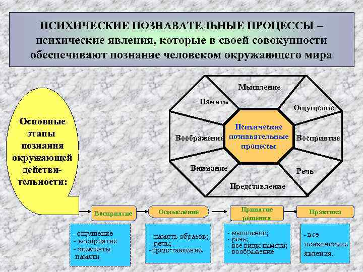 Презентация на тему психические процессы