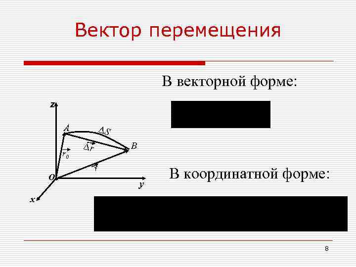 Вектор перемещения